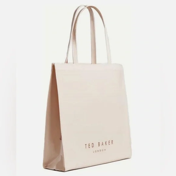 Ted Baker London Alacon Plain Bow Large Icon Bag Shopper Tote in Ivory. - Picture 2 of 9
